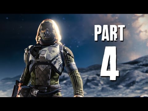 Destiny Walkthrough Part 4 - THE MOON LEVEL 6 - Playthrough / Let's Play Gameplay PS4