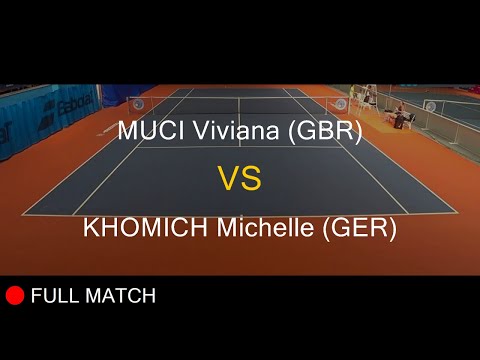 MUCI Viviana (GBR) VS KHOMICH Michelle (GER) - Open Super 12 Auray 2020