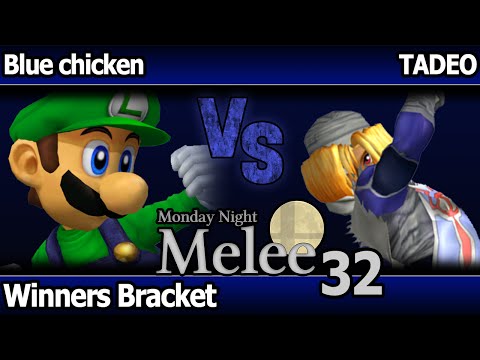 MNM 32 Melee - Blue chicken (Luigi) vs TADEO (Sheik, Mario) - Winners Bracket