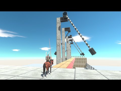 Obstacle Course Deadly Bridge - Animal Revolt Battle Simulator