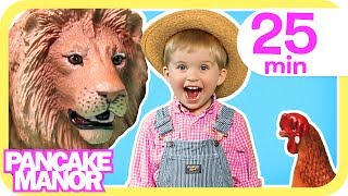 Old MacDonald Had a Farm + More cute nursery rhymes for kids | Pancake Manor