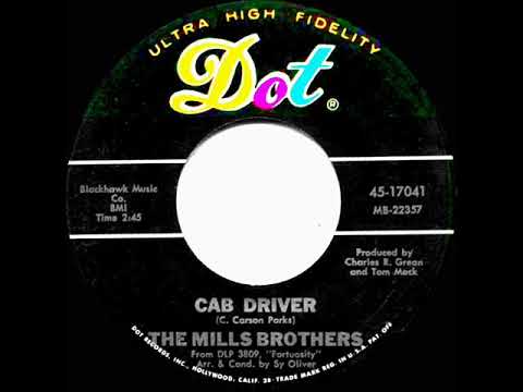1968 HITS ARCHIVE: Cab Driver - Mills Brothers (mono 45)