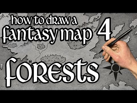 How to Draw A Fantasy Map (part 4: Forests/Trees)