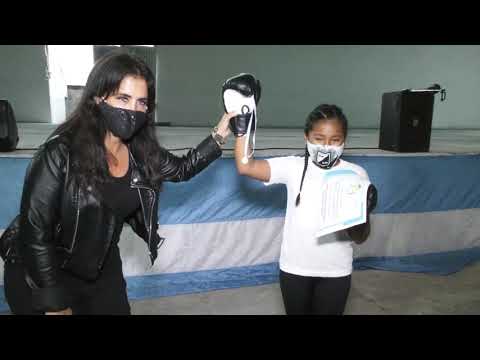 Elena Cornejo participó en el cierre de actividades deportivas en Rosario de Lerma