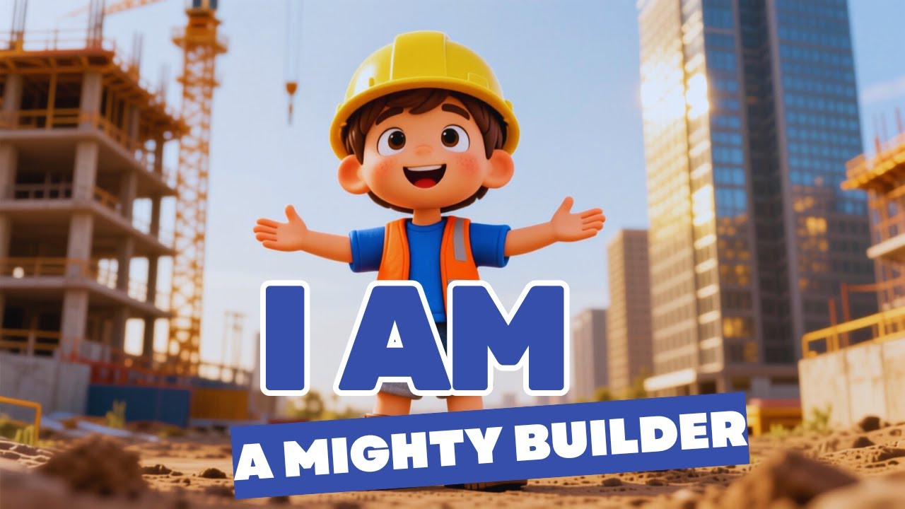 I AM A MIGHTY BUILDER | Kids Empowerment Song About Resilience, Problem-Solving & Imagination 4K