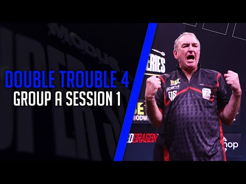 DOUBLE TROUBLE IS HERE!!!🤩🎯 | Live Darts | Double Trouble 4 | Group A Session 1