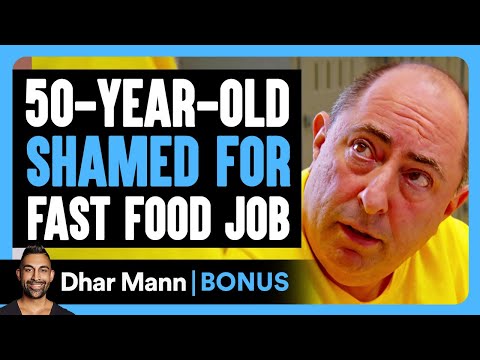 50-Year-Old SHAMED for FAST FOOD Job | Dhar Mann Bonus!