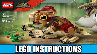 LEGO Instructions - Jurassic World - 76970 - Baby Dinosaur Dolores: Aquilops - Rebirth