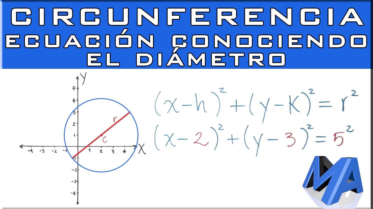 Watch Ecuación de la circunferencia conociendo el diámetro Now Ecuación de la circunferencia conociendo el diámetro