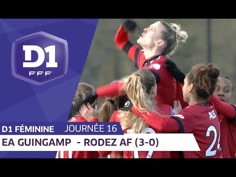 J16 : EA Guingamp - Rodez AF (3-0) / D1 Féminine