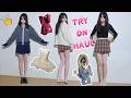 Spring 2026 Soft Girl Look Mini Skirt Knit Top Loafers