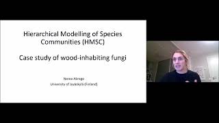 Statistical Methods Series: Hierarchical Modelling of Species Communit