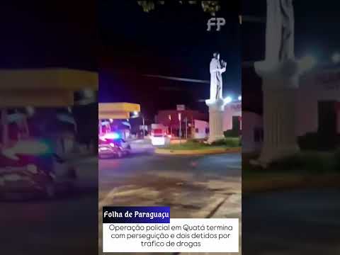 Perseguição Policial em Quatá Termina com Prisão de Casal por Tráfico de Drogas