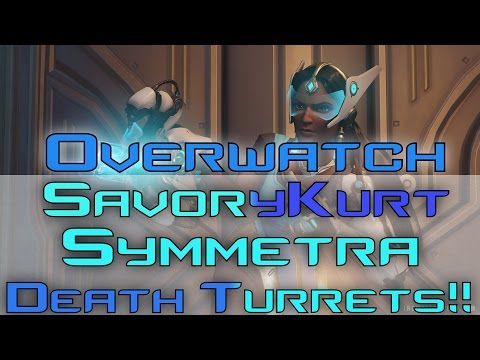 SavoryKurt - Turrets from Hell! - Symmetra Overwatch
