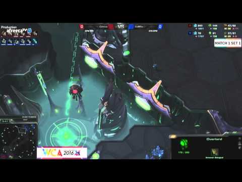 WCA 2016 APAC Qualifiers Starcraft2 Curious(이원표) vs Gumiho(고병재) Macth1 160414 ENG