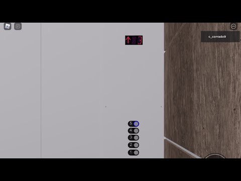 Schindler 6400NA Traction Elevators at Physical Elevators Test Tower, Roblox