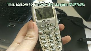 How to Unlock the Sagem MW 936 - FREE solution