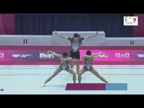TR.Anastasiia Kurashvili.Anastasiia Lytvyn. Stanislav Halaida. FIG World Cup. Final. 15.10.2023