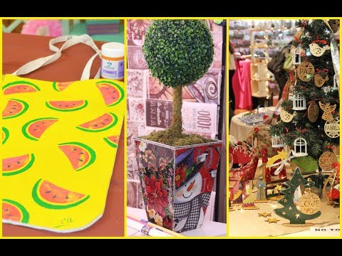 ManosalaObraTv Programa 105 Pintar Tela  - Expo Arte Navideña - Filminas