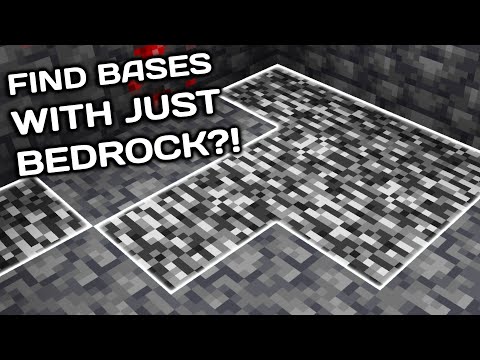 Find Bases with Bedrock in Minecraft!