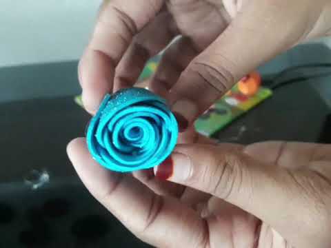 Glitter foam sheet flowers /Adila's world/video 6