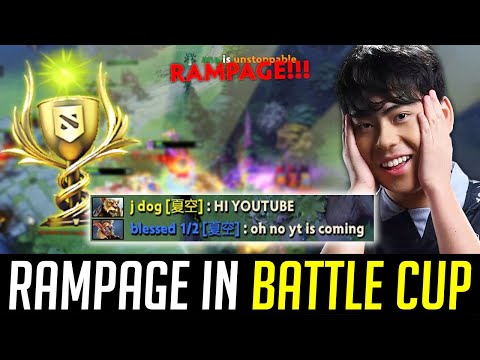 ANA on Battle Cup - RAMPAGE with his Signature Hero DOTA 2