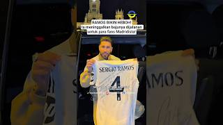 Download lagu Sergio Ramos Tinggalkan Jersey Kenangan di Cibeles⁉️ -#Shorts #SergioRamos #Madrid mp3