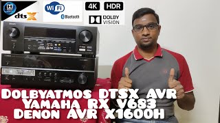 7.2 Dolby Atmos & DTS X AVR For Sale #Denon AVR X1600H #Yamaha RX V683 Mint Condition For Sale
