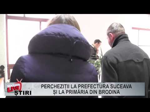Perchezitii la Prefectura Suceava si la primaria din Brodina
