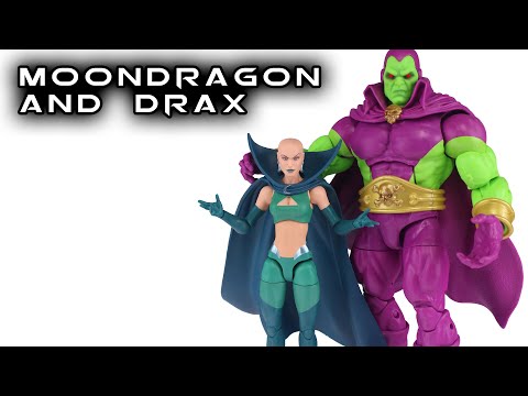 Marvel Legends DRAX THE DESTROYER & MOONDRAGON Action Figure 2pk Review