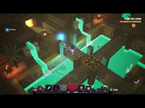 Minecraft Dungeons - Desert Temple 3 Obsidian Chest Map