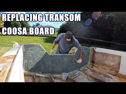 Mako Boats || 171cc Restoration Project || Replacing Transom With Coosa