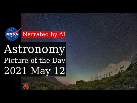 APOD: 2021-05-12 - A Meteor and the Gegenschein (Narrated by Salli)