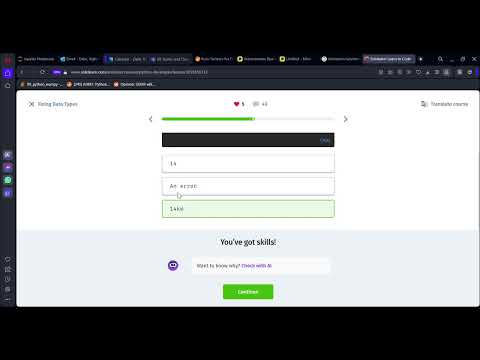 17 Fixing Data Types Python Developer Sololearn