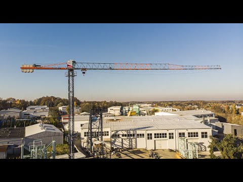 Montaż żurawia wieżowego #ZBUD