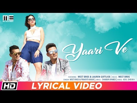 Yaari Ve (Lyrical) — watch video