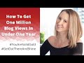 How To Get One Million Blog Views In Under One Year You Are Solid Gold Michele Lau