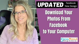 How to Download Photos From Facebook New Design | UPDATED 2020
