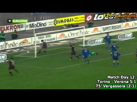 Serie A 2001-2002, day 12 Torino - Verona 5-1 (Mutu, 2 Ferrante, Vergassola, Galante, C.Lucarelli)