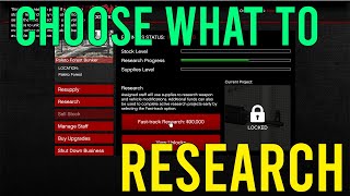 *UPDATED* HOW TO UNLOCK ANY RESEARCH ITEM | CHOOSE WHAT TO RESEARCH | GTA5 ONLINE CONTRACT DLC 1.58+