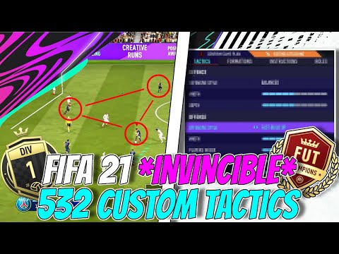 FIFA 21 1ST IN WORLD TEKKZ 30-0 532 PRO CUSTOM TACTICS FIFA ULTIMATE TEAM | HOW TO USE 532