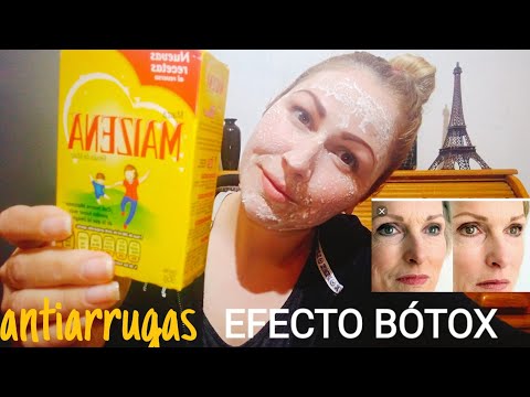 Cornstarch mask with BOTOX effect: look 10 years younger
