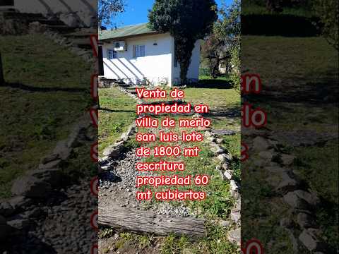 CASA EN  VENTA VILLA DE MERLO SAN LUIS #ventacasa #VILLADEMERLO #PROPIEDADVENTA