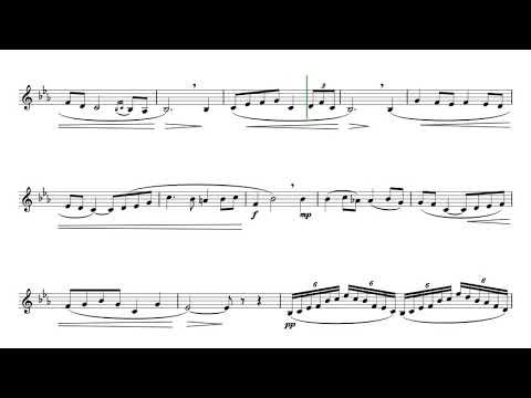 André Messager: Solo de Concours for clarinet and piano