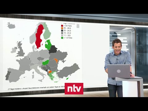 Aktuelle Zahlen zur Corona-Krise - In einigen Urlaubsländern besteht erhöhtes Infektionsrisiko | ntv