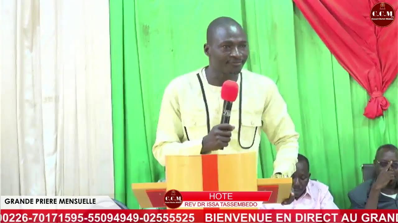 GRANDE PRIERE MENSUELLE HOTE DR ISSA TASSEMBEDO