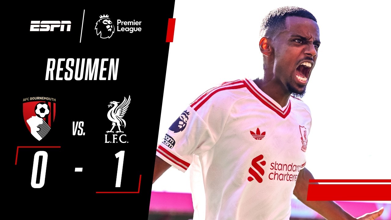 ISAK APARECIÓ PARA DARLE EL TRIUNFO AL LIVERPOOL EN LA PREMIER | Bournemouth 0-1 Liverpool | RESUMEN