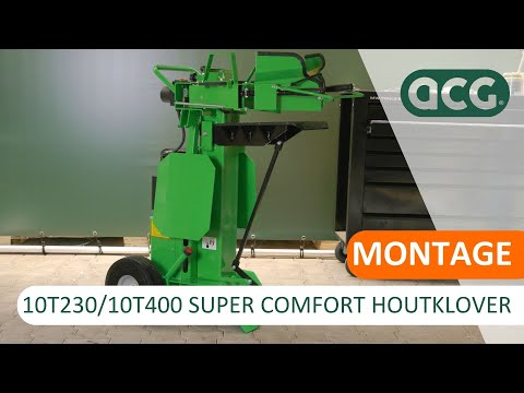 Montage van de 10T230/10T400 SUPER COMFORT Houtklover | ACG Holten #kloofmachine #montage #8ton#acg