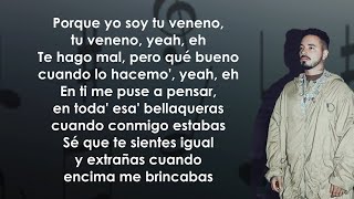 J. Balvin - Tu Veneno (Letra/Lyrics)