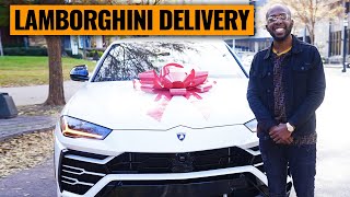 TAKING DELIVERY OF A BRAND NEW LAMBORGHINI URUS!
